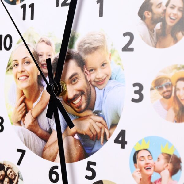 Reloj de pared personalizado con 13 fotos - Imagen 3