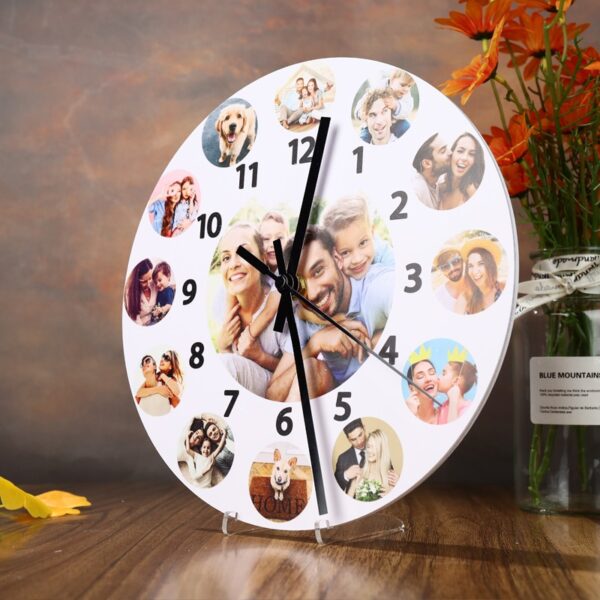 Reloj de pared personalizado con 13 fotos - Imagen 2
