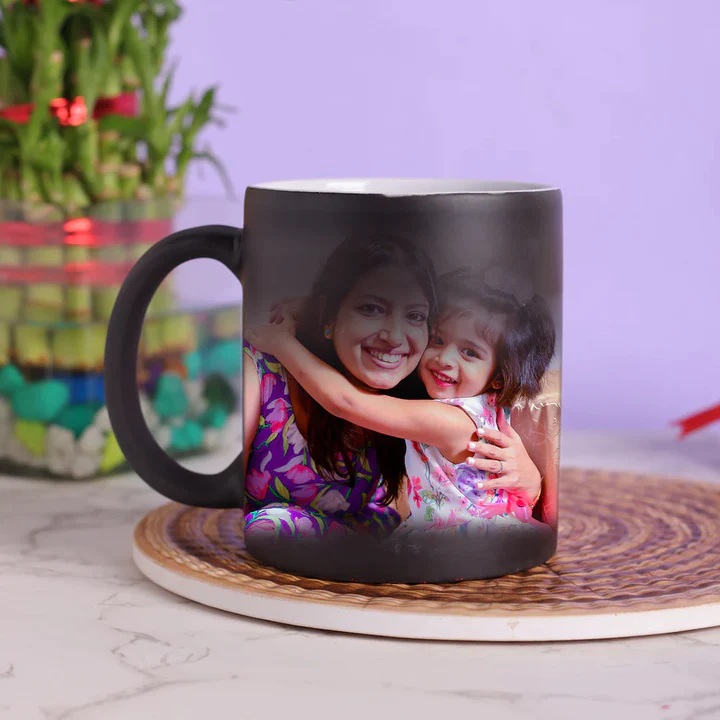 Taza mágica Personalizada con Fotos y Texto, Taza de cerámica Que Muestra  tu Foto o diseño Cuando se Caliente