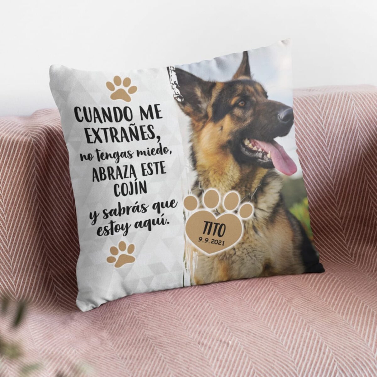 Cojín Personalizado Mascota - Imagen 4
